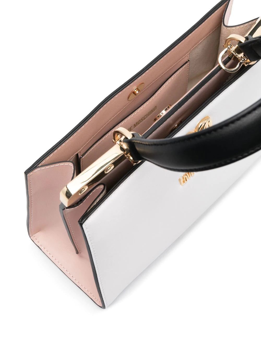 Love Moschino small colour-block tote bag - Image 4