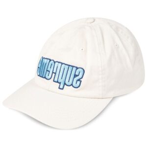 Supreme reverse logo 6-panel cap