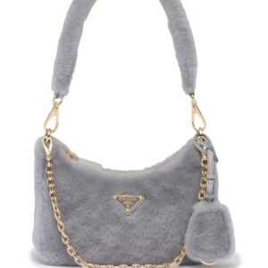 Prada Re-Edition shearling mini bag