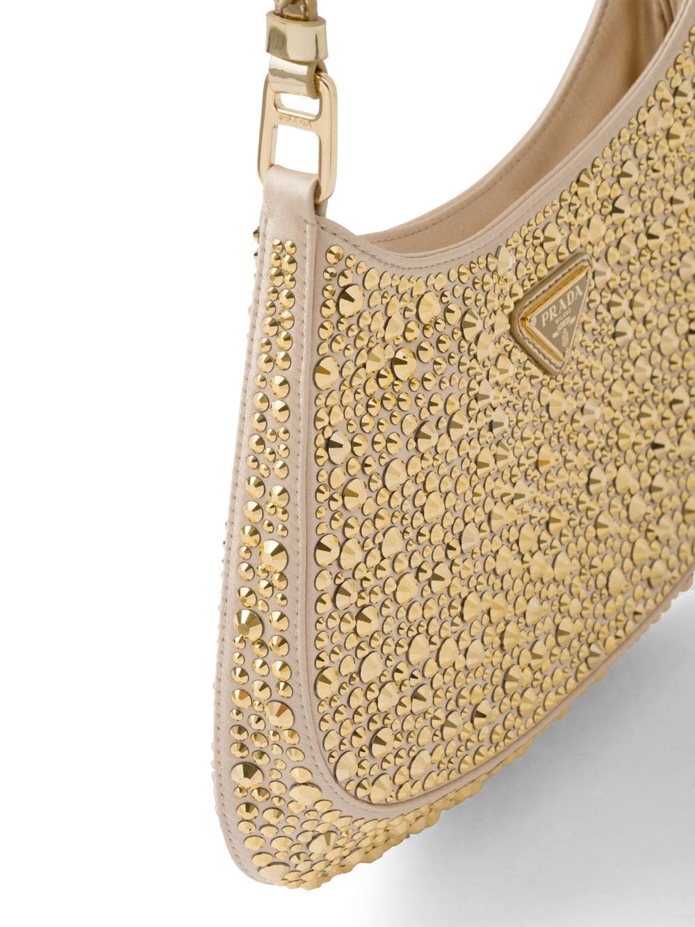 Prada Cleo crystal-embellished shoulder bag - Image 4