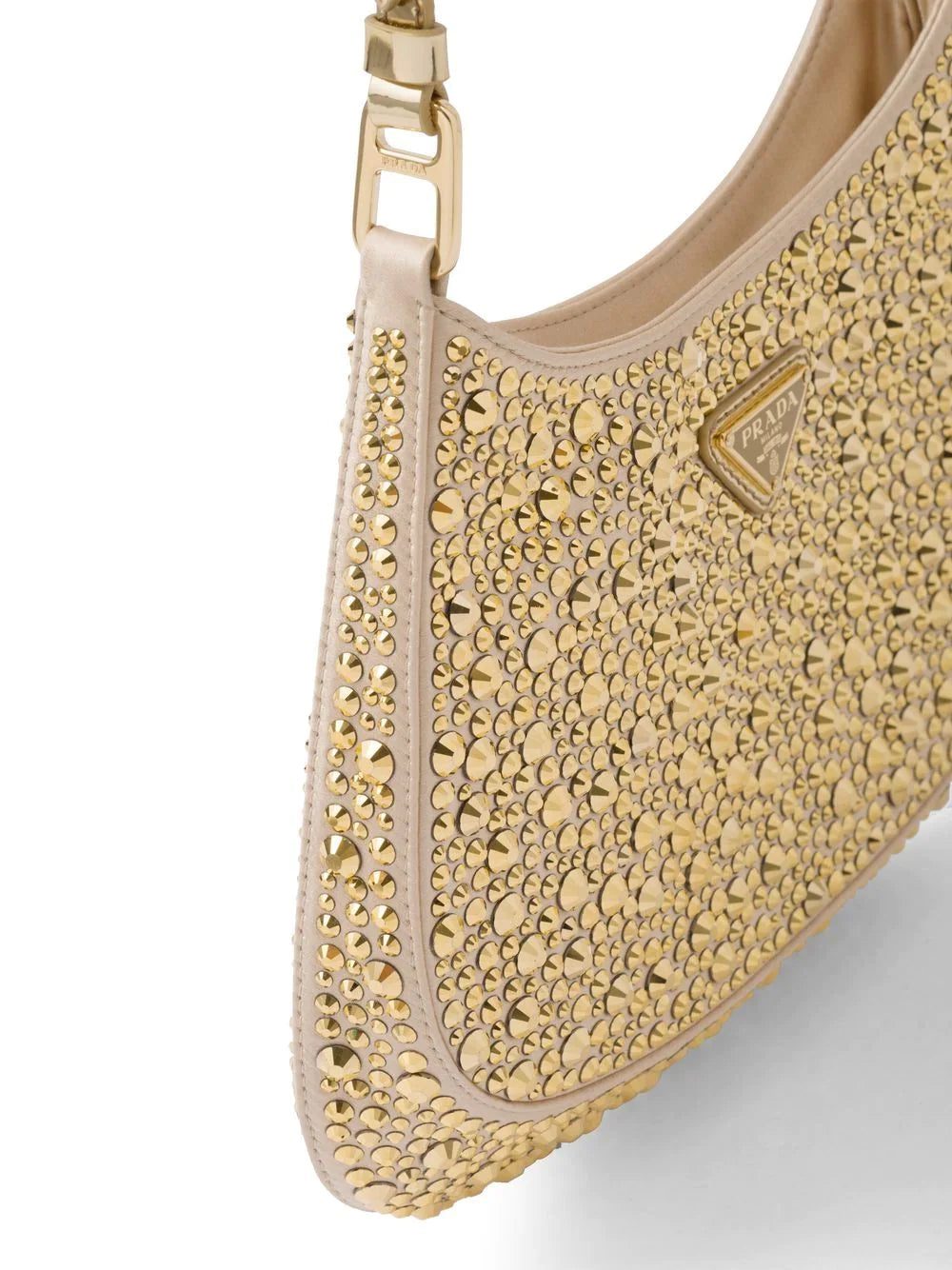 Prada Cleo crystal-embellished shoulder bag - Image 3