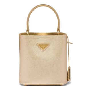 Prada mini Panier Saffiano leather tote bag