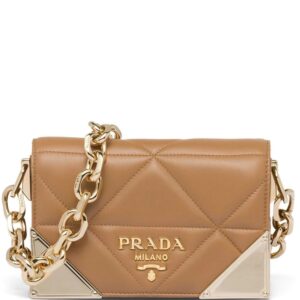 Prada quilted nappa leather shoulder bag