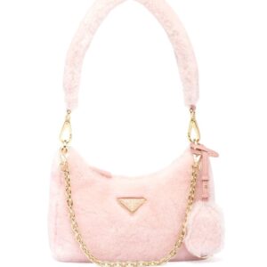 Prada Re-Edition shearling mini bag