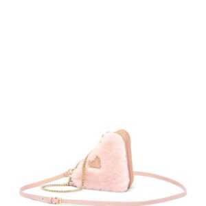Prada mini shearling crossbody bag
