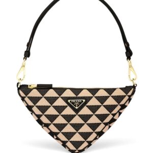 Prada embroidered jacquard mini bag