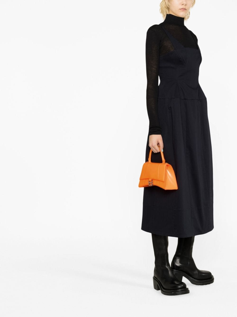 Balenciaga Hourglass small leather top handle bag - Image 2