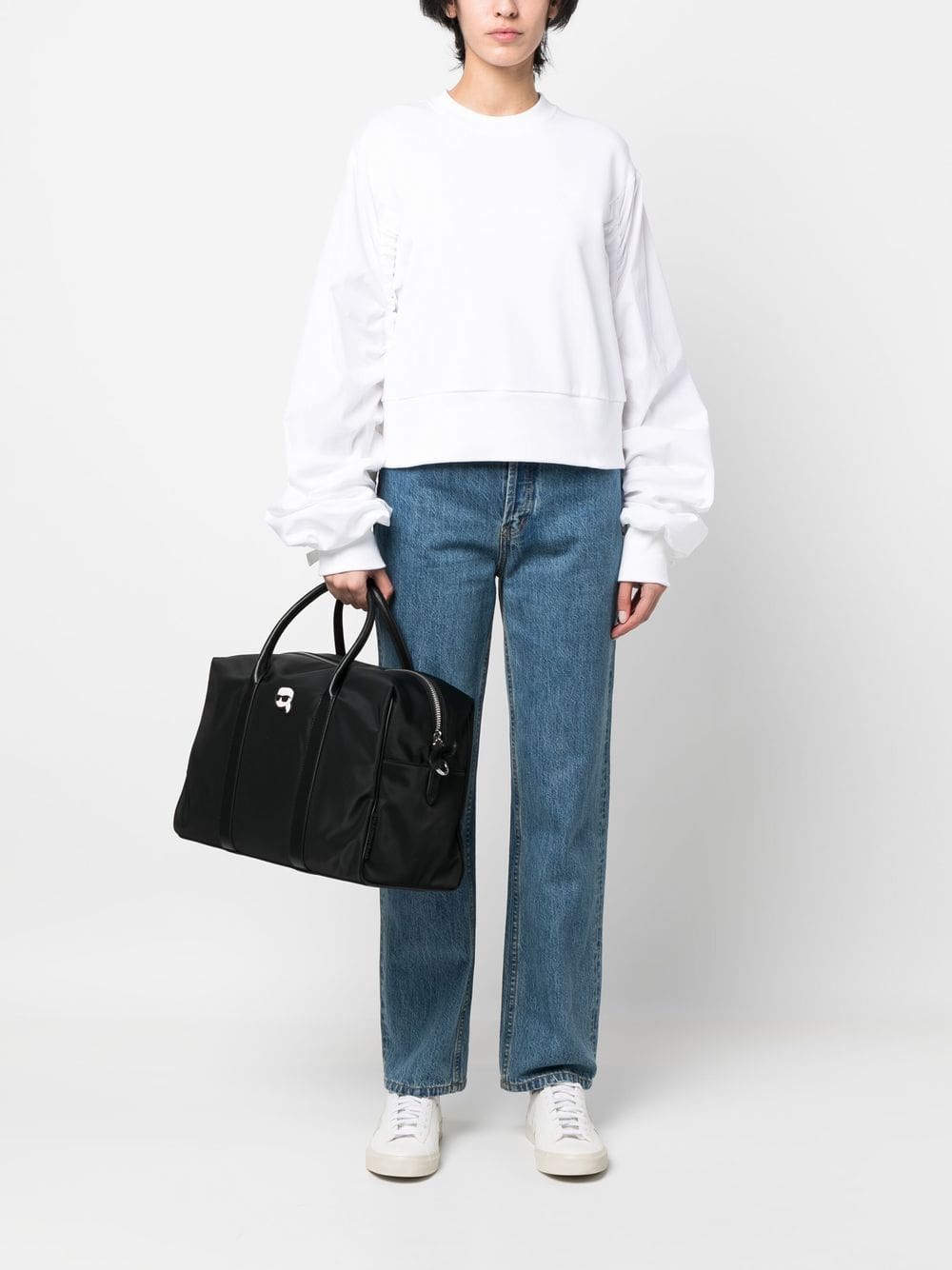 Karl Lagerfeld Ikonik appliqué-detail tote bag - Image 2