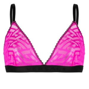 Versace  La Greca tulle bralette