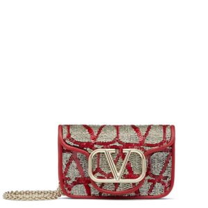Valentino Garavani VLogo Signature bead-embellished mini bag