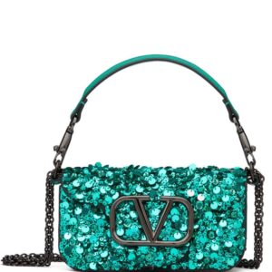Valentino Garavani  Locò VLogo sequin shoulder bag