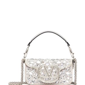 Valentino Garavani crystal-embellished shoulder bag