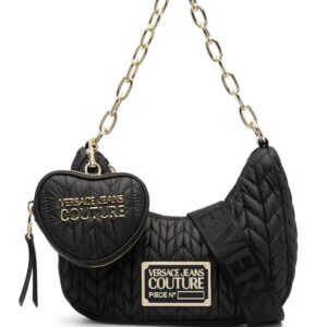 Versace Jeans Couture faux-leather matelassé shoulder bag