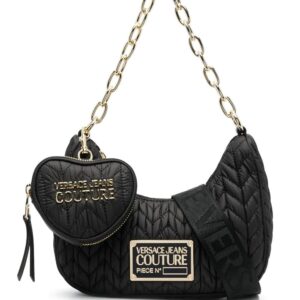 Versace Jeans Couture  faux-leather matelassé shoulder bag
