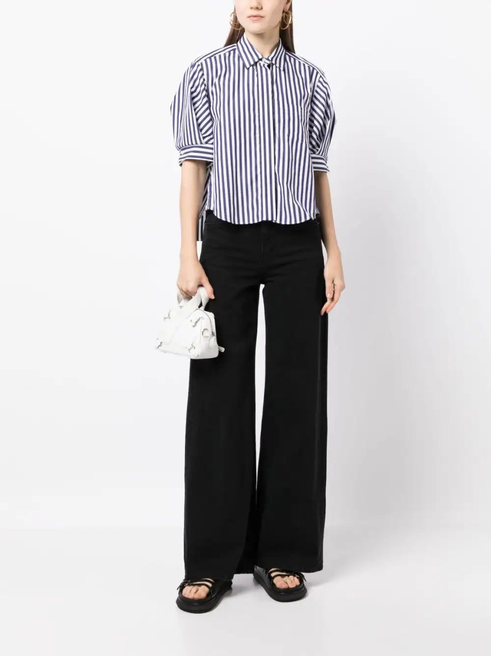 sacai striped cotton shirt - Image 2