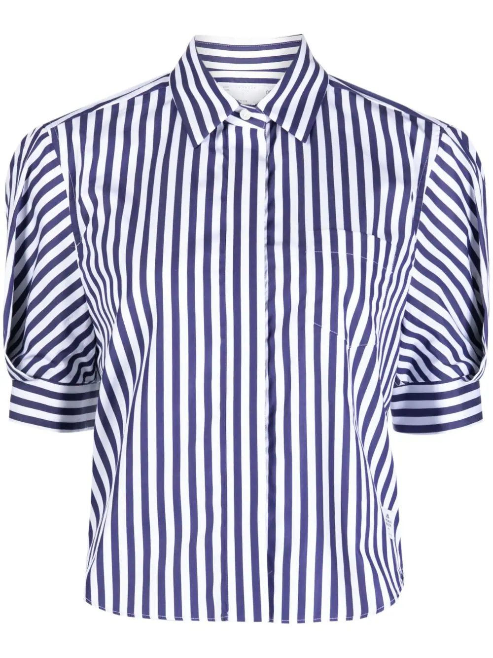 sacai striped cotton shirt