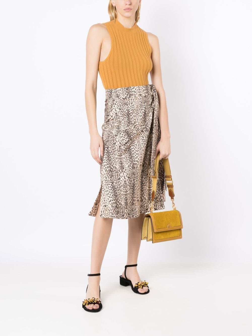 Tory Burch T monogram embossed suede shoulder bag - Image 2