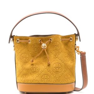 Tory Burch T monogram embossed bucket bag