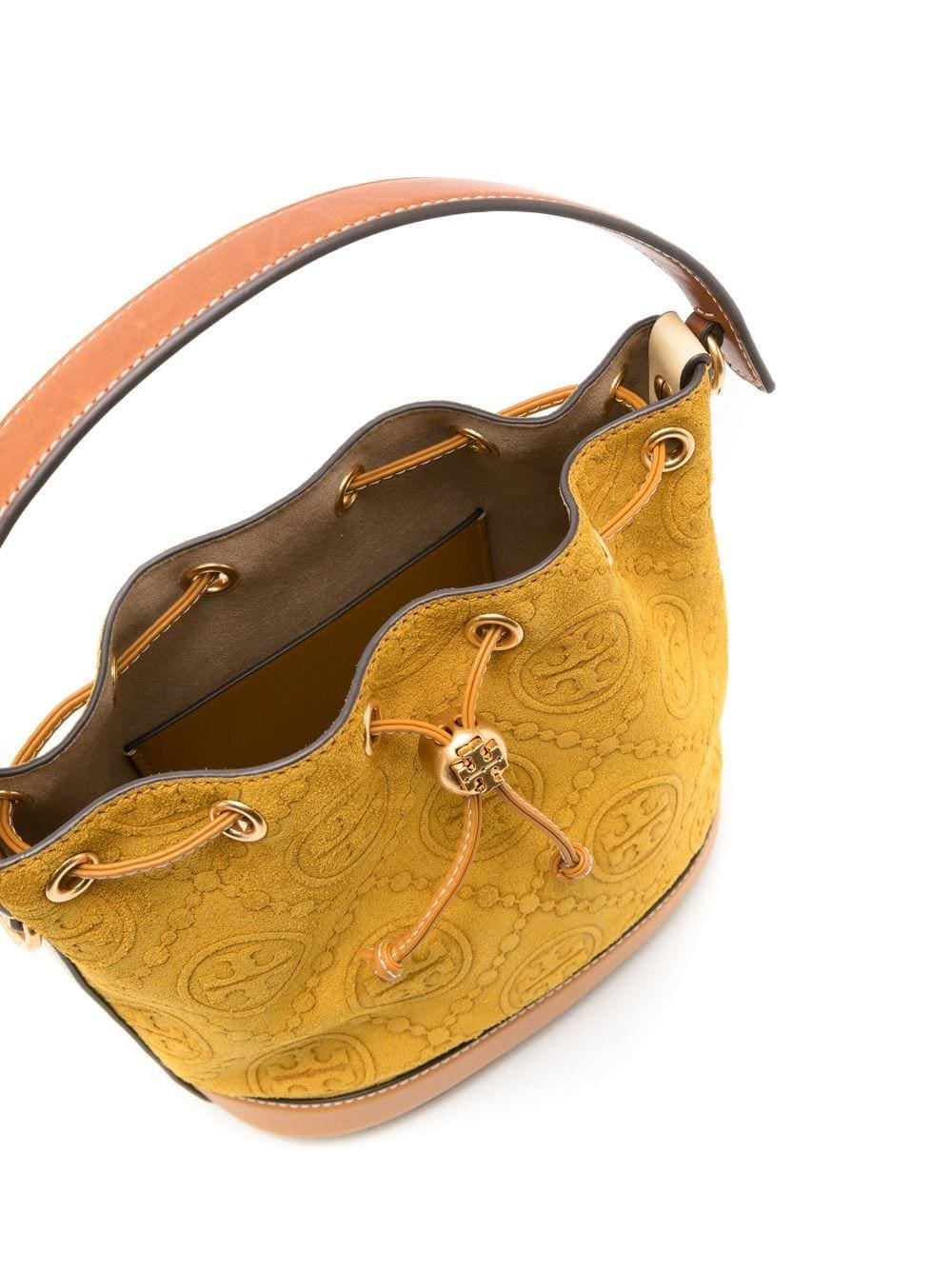 Tory Burch T monogram embossed bucket bag - Image 5