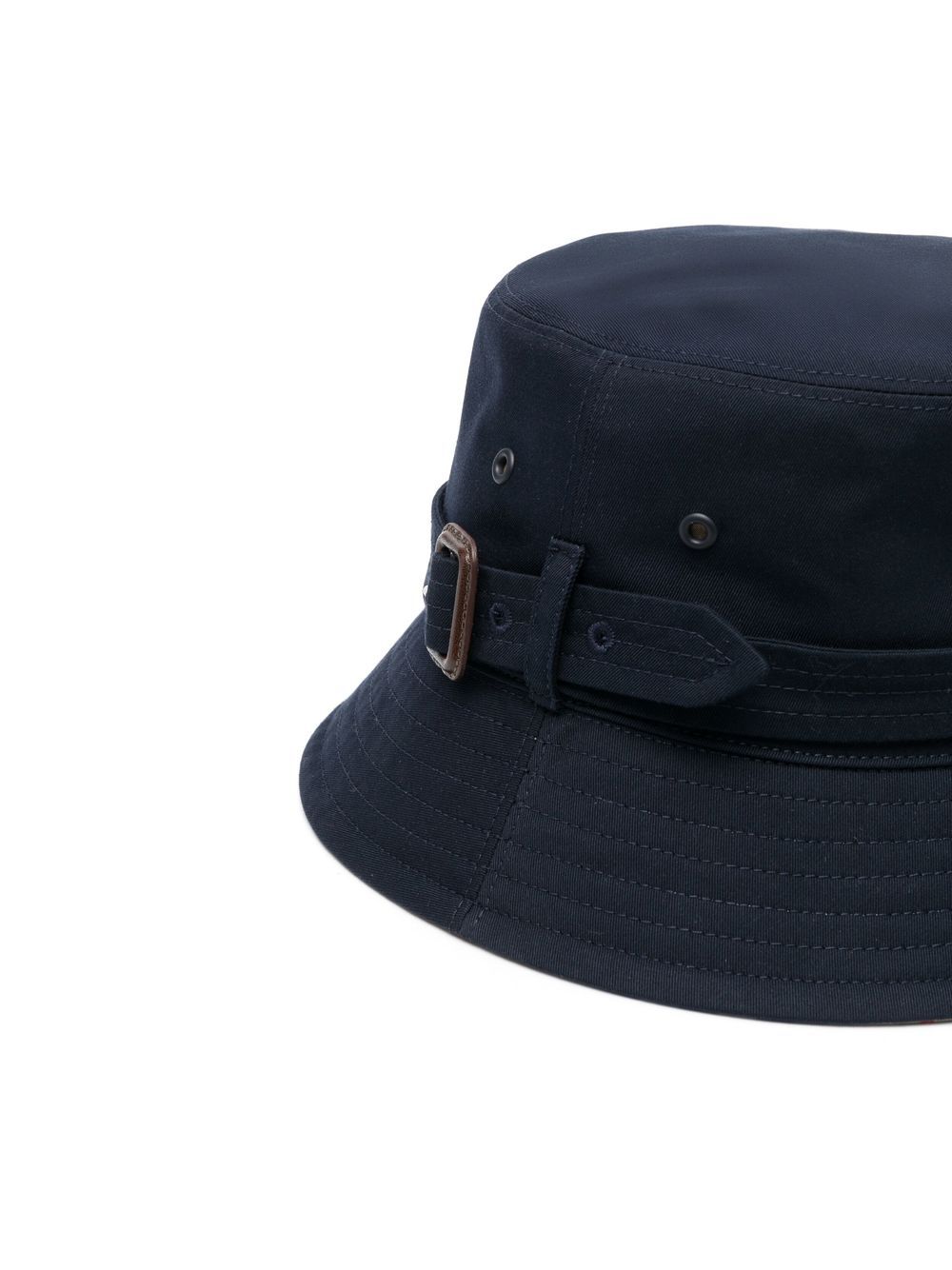 Burberry buckle-detail cotton bucket hat - Image 2