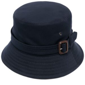 Burberry buckle-detail cotton bucket hat