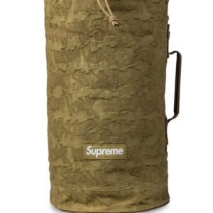 Supreme fat tip jacquard denim backpack