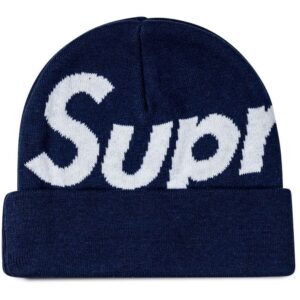 Supreme Big Logo knitted beanie