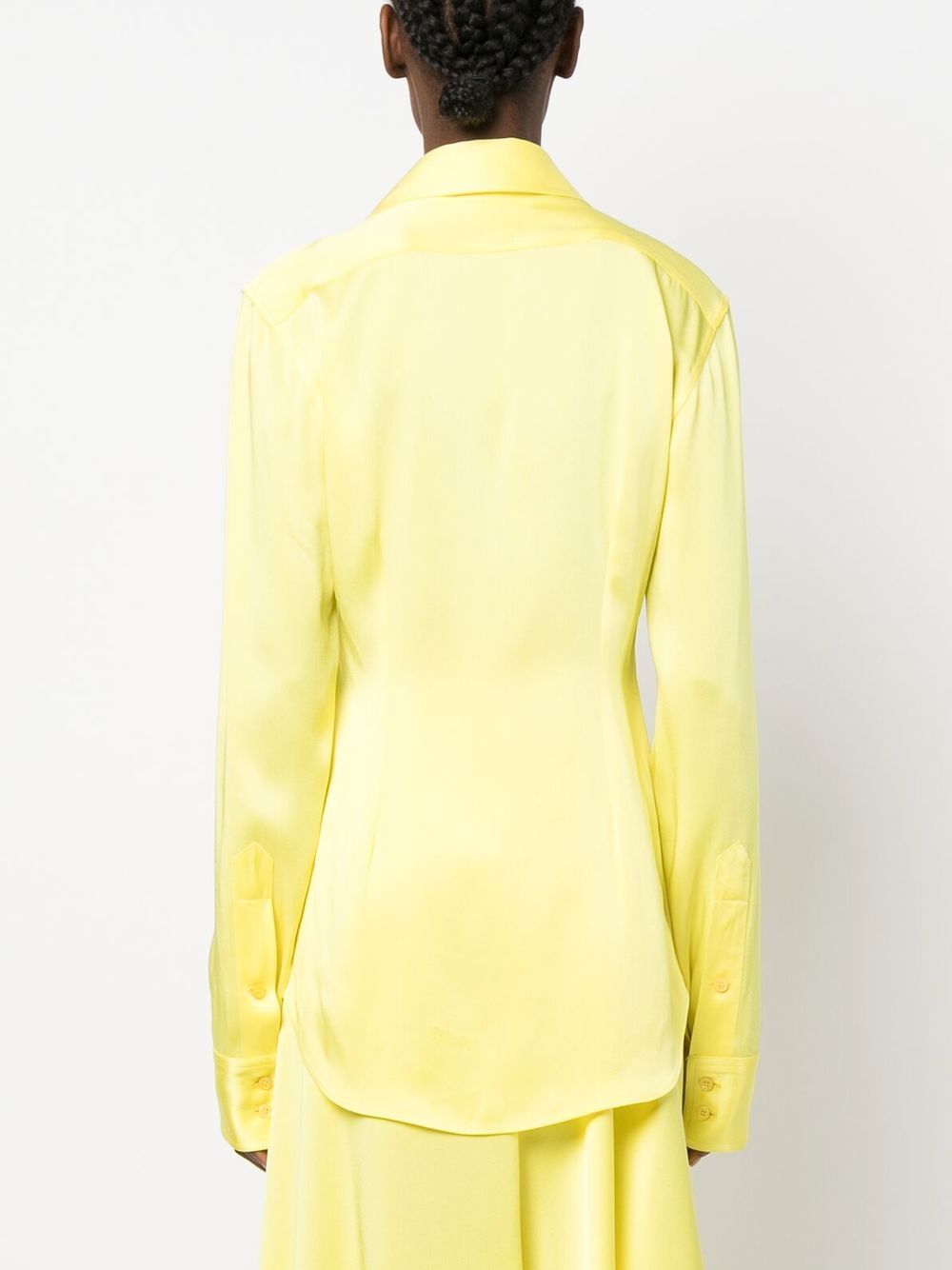 Stella McCartney button-up satin shirt - Image 4