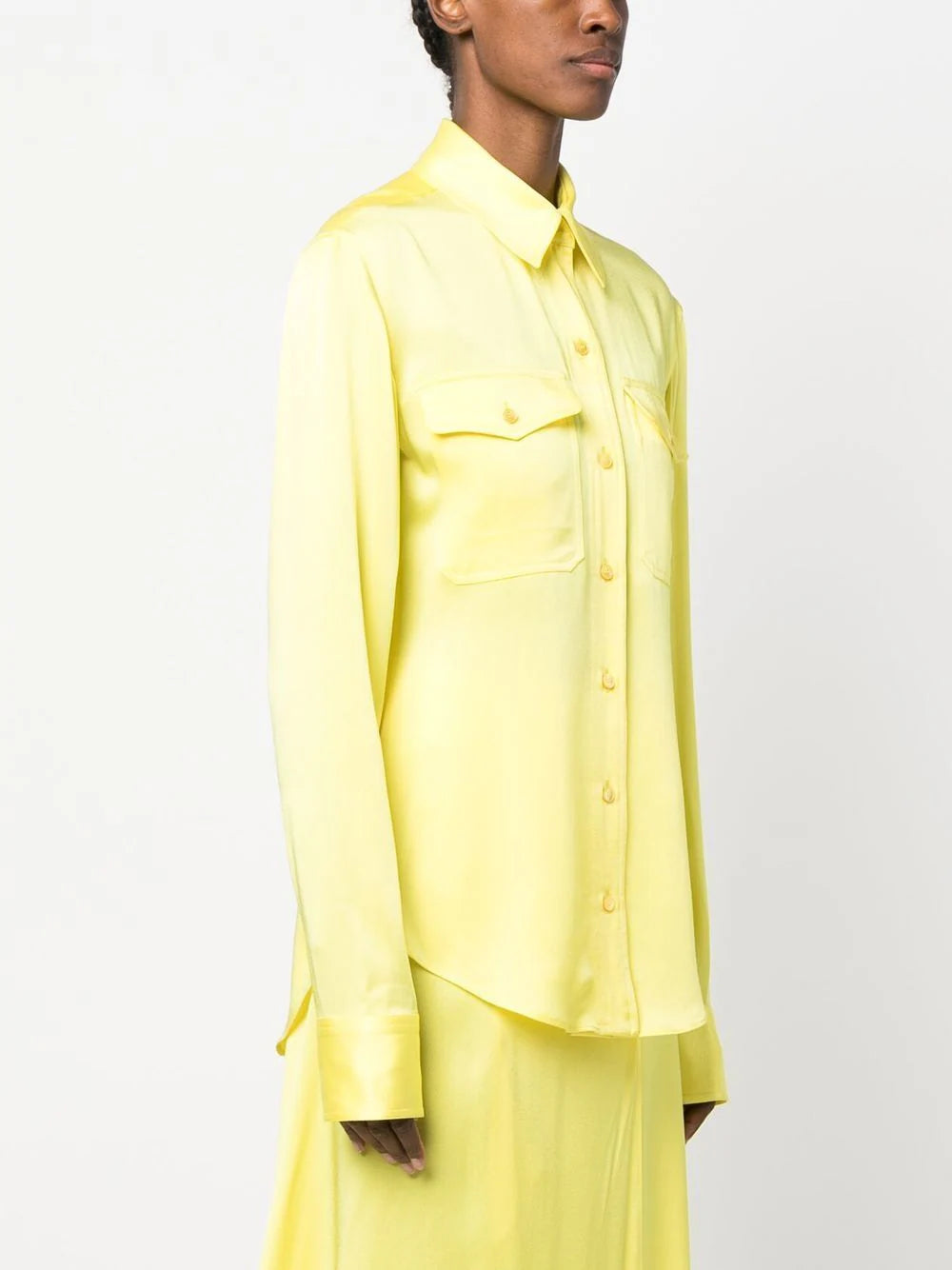 Stella McCartney button-up satin shirt - Image 3