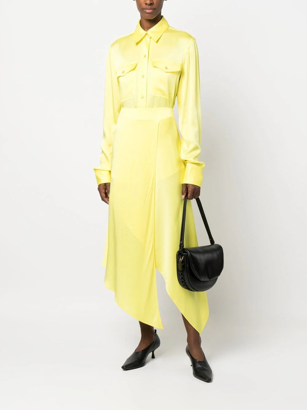 Stella McCartney button-up satin shirt - Image 2