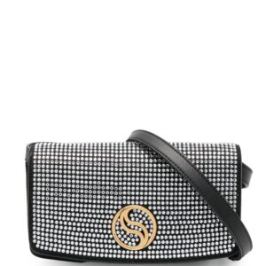 Stella McCartney S-Wave crystal-embellished crossbody bag