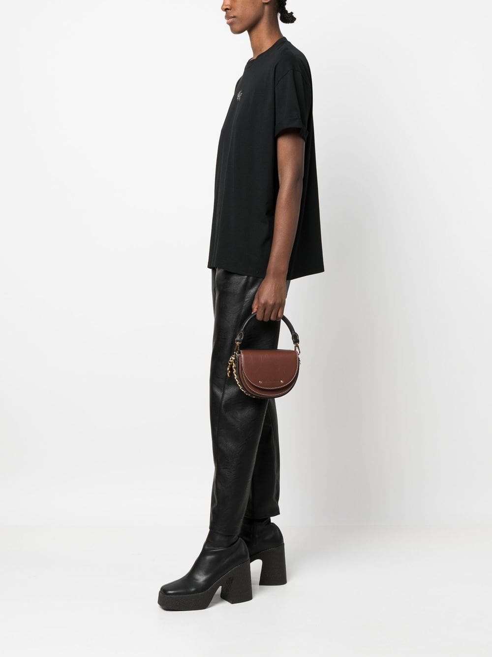 Stella McCartney Frayme chain-detail shoulder bag - Image 2