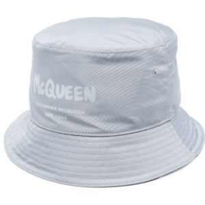 Alexander McQueen logo-print bucket hat