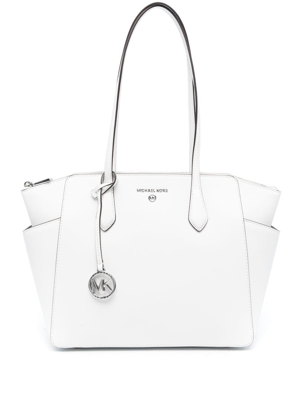 Michael Michael Kors logo-plaque leather tote bag