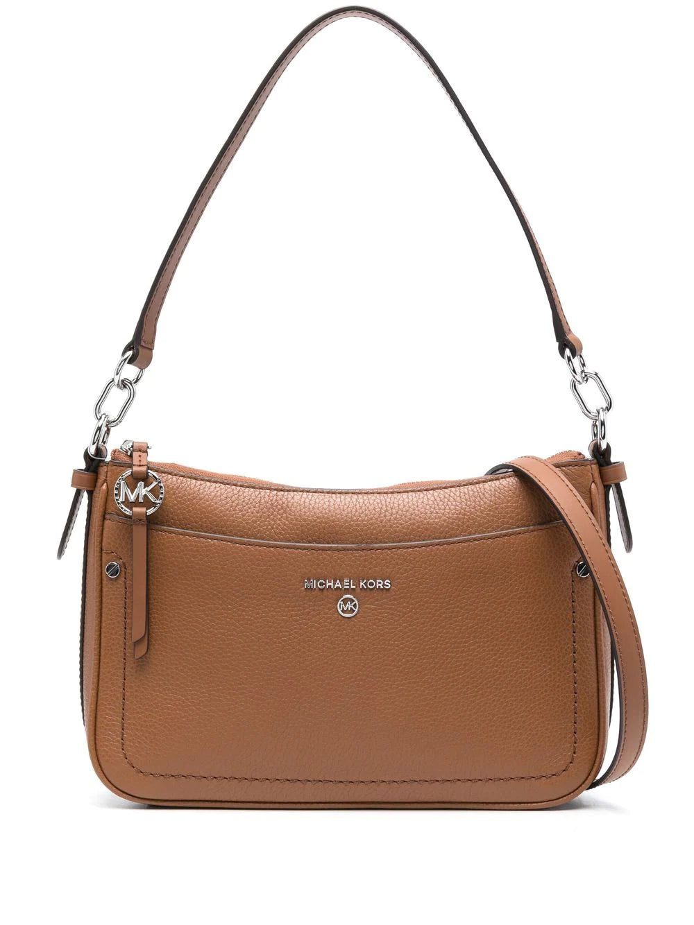 Michael Michael Kors logo-plaque leather shoulder bag