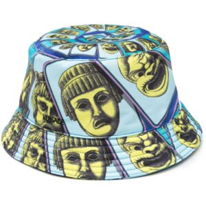 Versace La Maschere bucket hat