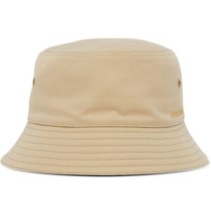 Burberry logo-embroidered gabardine bucket hat