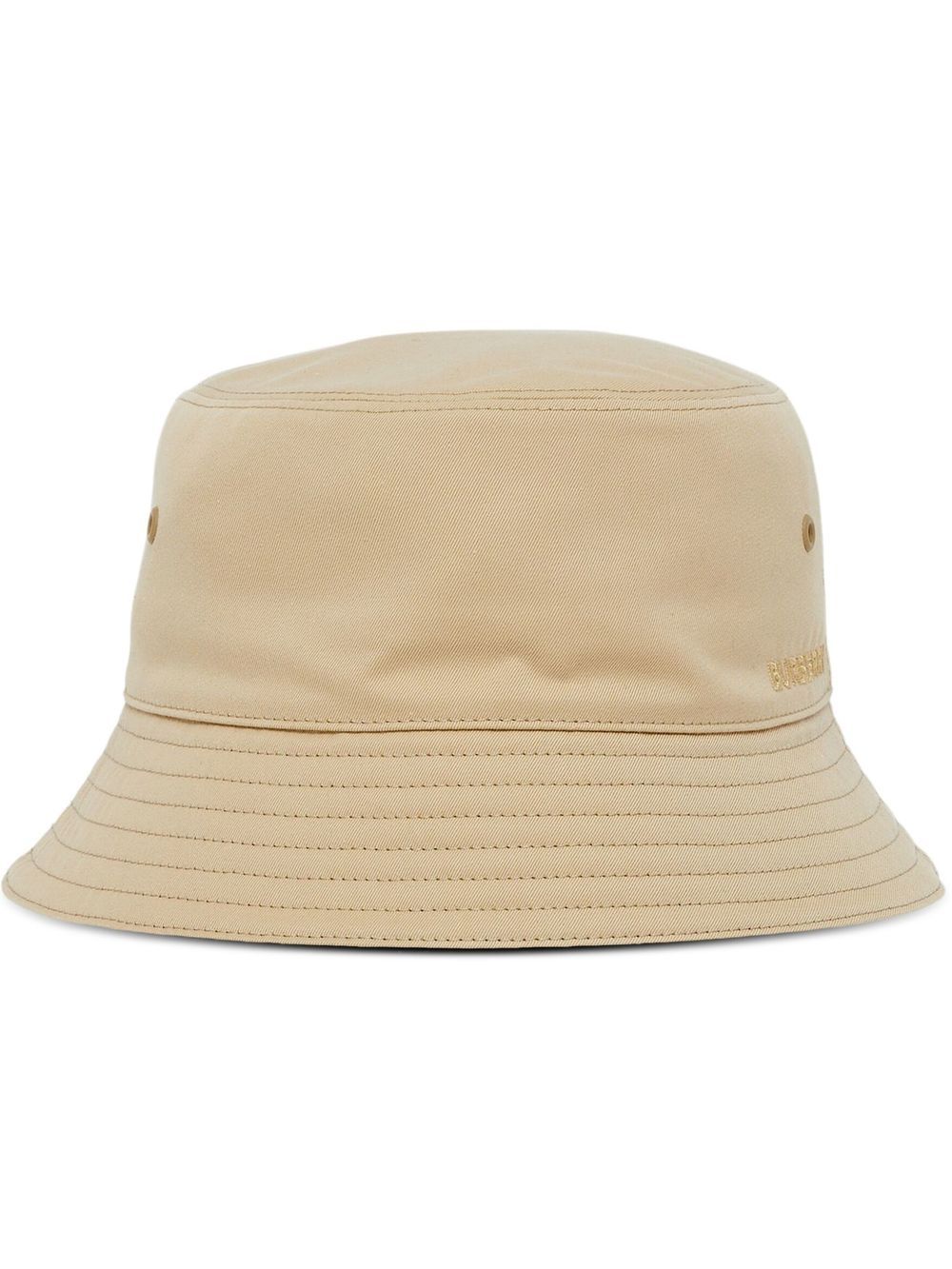 Burberry logo-embroidered gabardine bucket hat