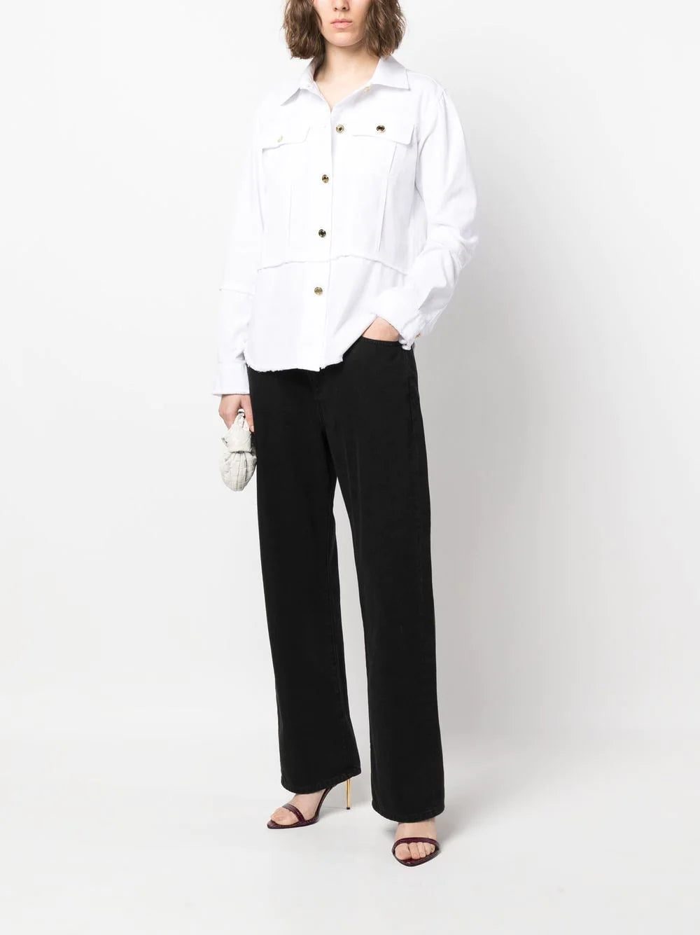 TOM FORD frayed-cotton brim shirt - Image 2