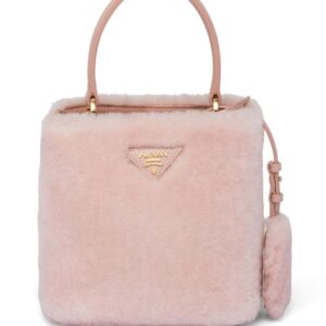 Prada Panier shearling mini bag