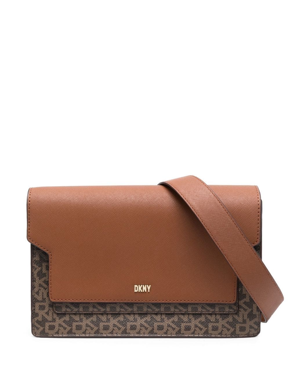 DKNY monogram-print crossbody bag