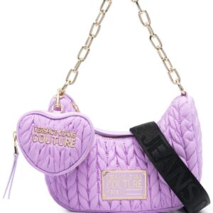 Versace Jeans Couture faux-leather matelassé shoulder bag