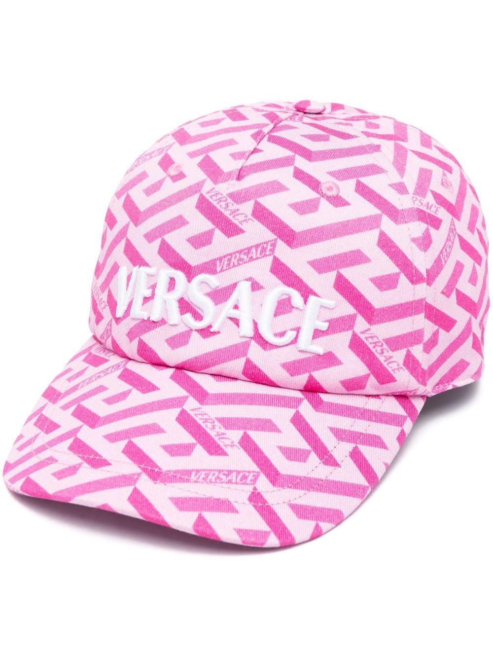 Versace Greta-print cotton baseball cap