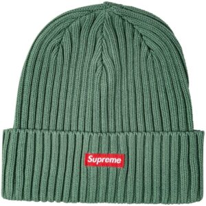 Supreme Overdyed ribbed-knit beanie