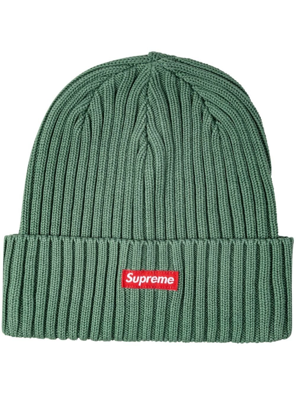 Supreme Overdyed ribbed-knit beanie