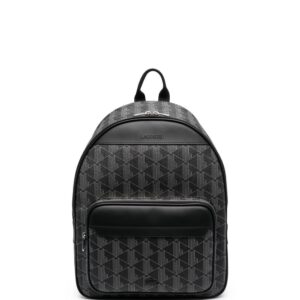 Lacoste monogram-print backpack