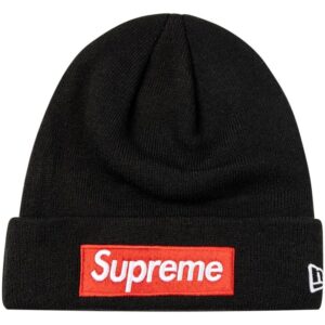 Supreme x New Era box-logo beanie