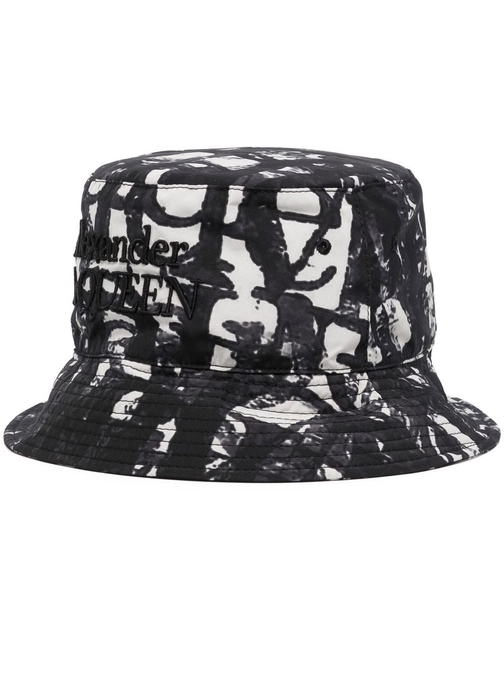 Alexander McQueen abstract-print bucket hat