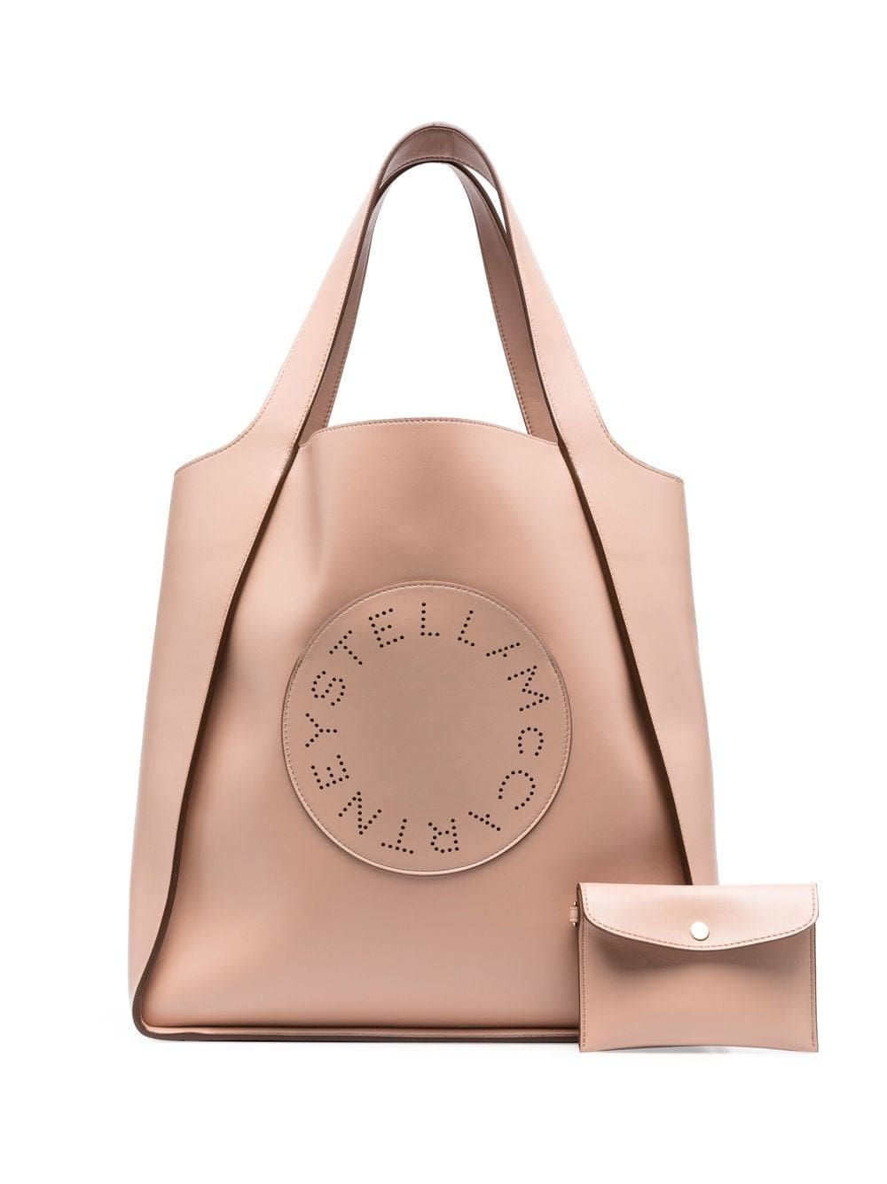 Stella McCartney perforated logo tote bag