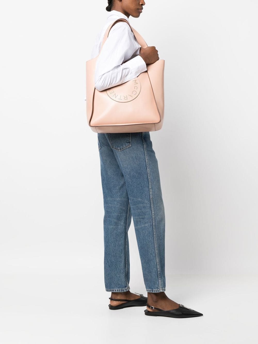 Stella McCartney perforated logo tote bag - Image 2